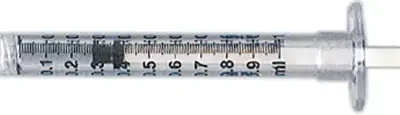 JERINGA DESEC CON CONEXION LUER LOCK 1ML 100UDS BD