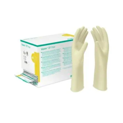 GUANTE CIRUGIA VASCO ESTERIL S/LATEX S/POLVO T6,5 40UD BRAUN