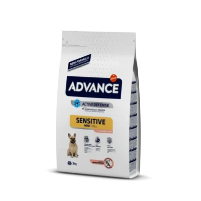 ADVANCE CANINE ADULT SENSIT. MINI SALMON 3KG (NDR)