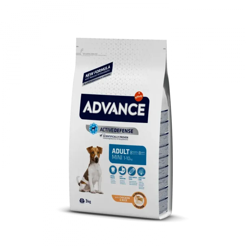 ADVANCE CANINE ADULT MINI POLLO ARROZ 3KG (NDR)
