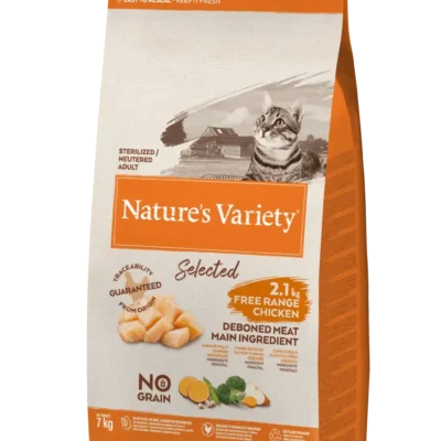 NATURE'S VARIETY CAT NO GRAIN STERIL POLLO 7KG (NDR)