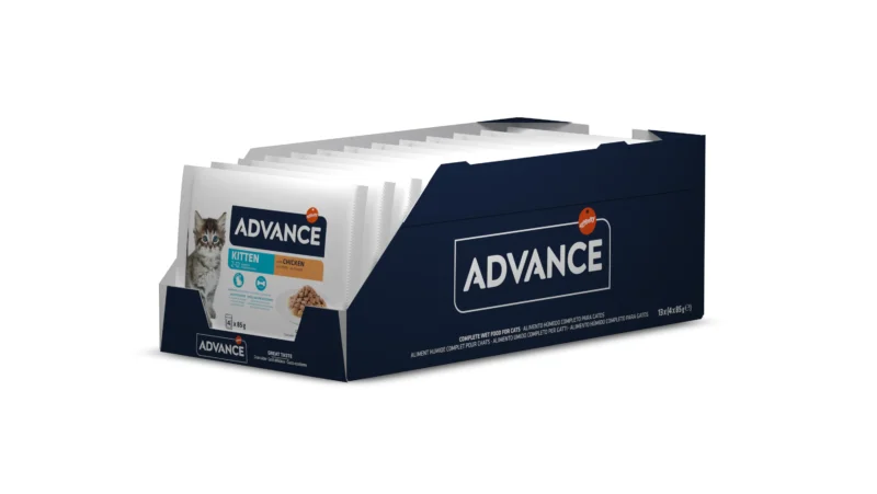 ADVANCE WET KITTEN CHIKEN FLOW (4X85GR)X13
