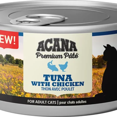 ACANA FELINE PREMIUM PATE ATUN Y POLLO 24X85GRS