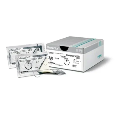 SUTURA MONOPLUS VIOLET 0 HR26 RCP  70cm BRAUN