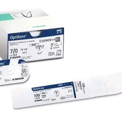 SUTURA OPTILENE RACEPACK 2/0 DS24 75CM 36UDS BRAUN