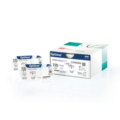 SUTURA OPTILENE RACEPACK 4/0 HS21 75CM 36UDS BRAUN