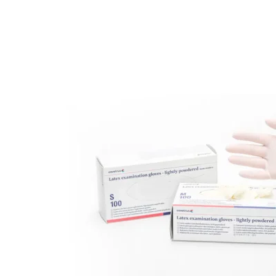 LUVAS DE LATEX COM PÓ XS 100UD COVETRUS