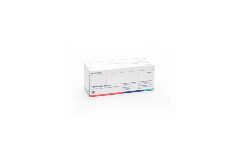 LUVAS DE NITRILO SEM PÓ BRANCO XS 100UD COVETRUS