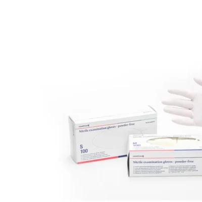 LUVAS  NITRILO SEM PÓ BRANCO  XL  100UD COVETRUS