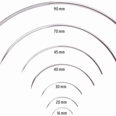 AGULHAS SUTURA 3/8 TAPER SZ 7 (53MM) OLHO REGUL 12U COVETRUS