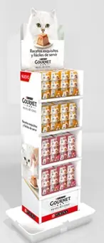 GOURMET REVELATIONS DISPLAY POLLO SALMON 48X4X57GR