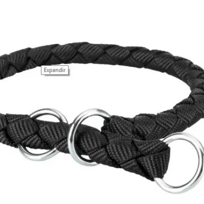 TRIXIE COLLAR EDUCACION NEW CAVO TALLA L-XL 52-60CM NEGRO