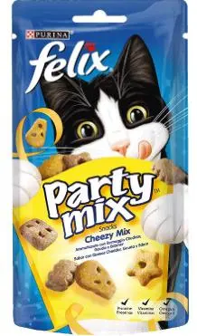 FELIX PARTY FELINE MIX CHEEZY CAJA 8X60GR