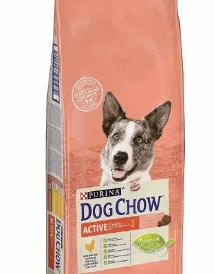 DOG CHOW CANINE ADULT ACTIVE POLLO 14KG