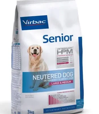 VIRBAC HPM CANINE SENIOR NEUTERED LARGE MEDIUM 3KG