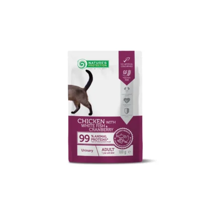 NATURE'S P DETOX CAT URINARY POLLO PESCADO ARAN. POUCH 100GR