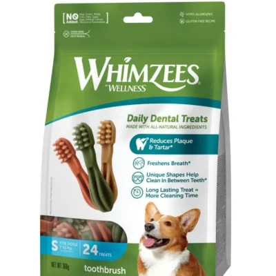 WHIMZEES BAG TOOTHBRUSH S 24UDS