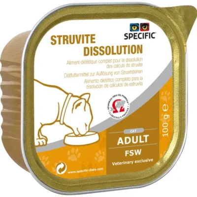 SPECIFIC FELINE ADULT FSW STRUVITE DISSOLUTION CAJA 7X100GR
