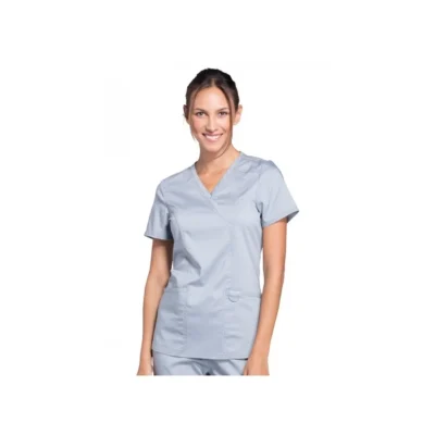CHEROKEE TOP FEMENINO CRUZADO REVOLUTION GRY TALLA XS