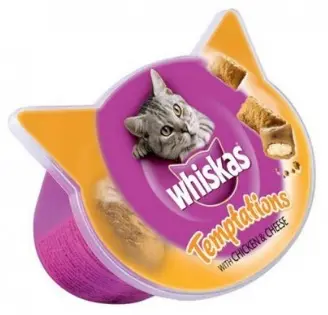 WHISKAS TEMPTATION POLLO 6X60GR
