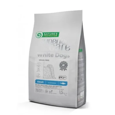 NATURE'S P SC WHITE DOG ADULT SMALL GRAIN FREE ARENQUE 1,5KG
